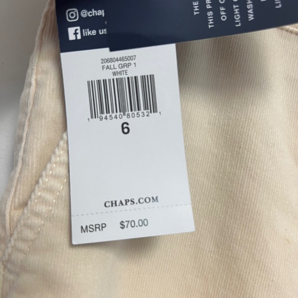 Chaps ankle crop pants - Picture 3 of 4